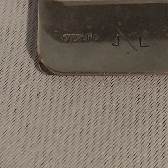 Sterling silver Navajo money clip with turquoise inlay - Picture 5 of 5